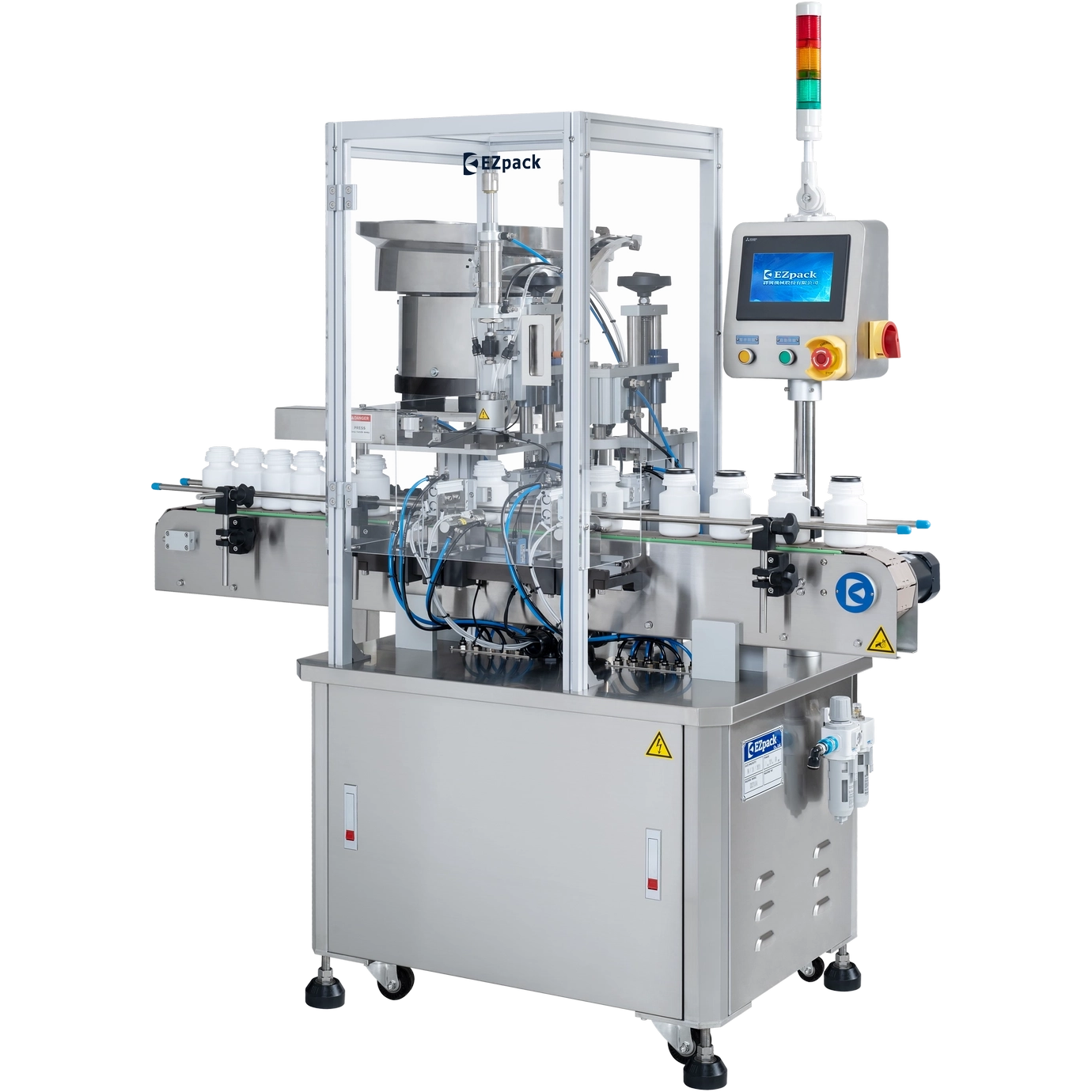 锐角环自动供料压合机,EZC-P2404,充填/锁盖系统